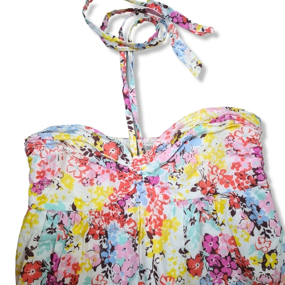 Size- S, multicolored floral printed mini dress - Picture 5 of 6